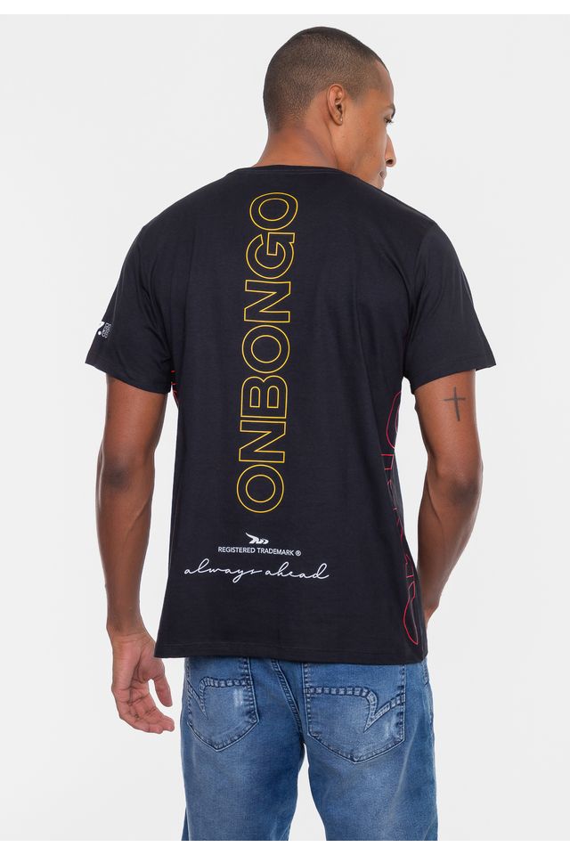 Camiseta-Onbongo-Replay-Preta