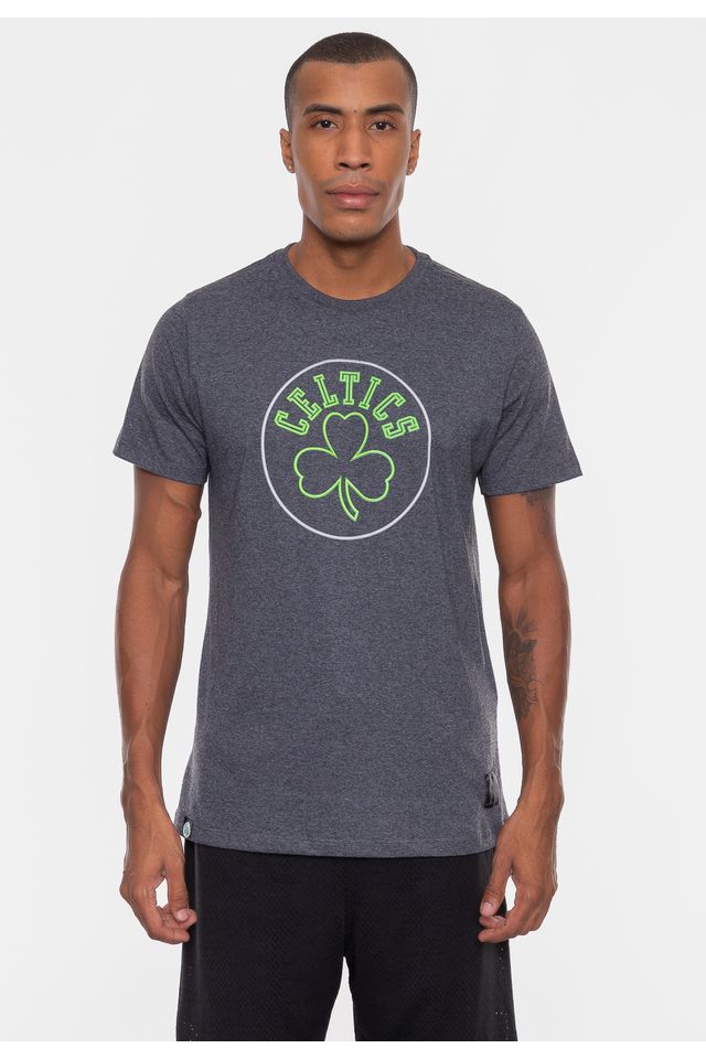 Camiseta-NBA-Logo-Sign-Boston-Celtics-Grafite-Mescla