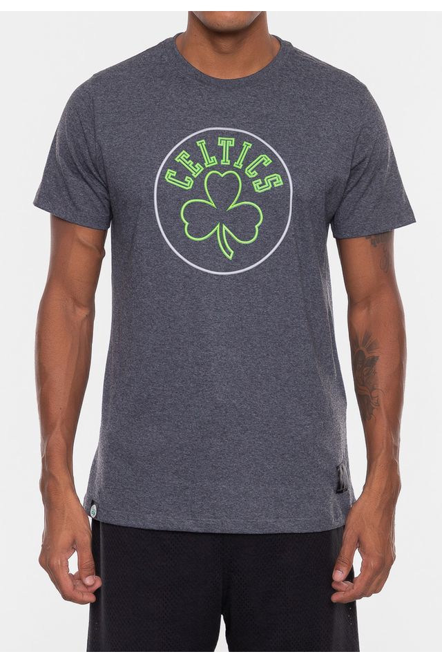 Camiseta-NBA-Logo-Sign-Boston-Celtics-Grafite-Mescla