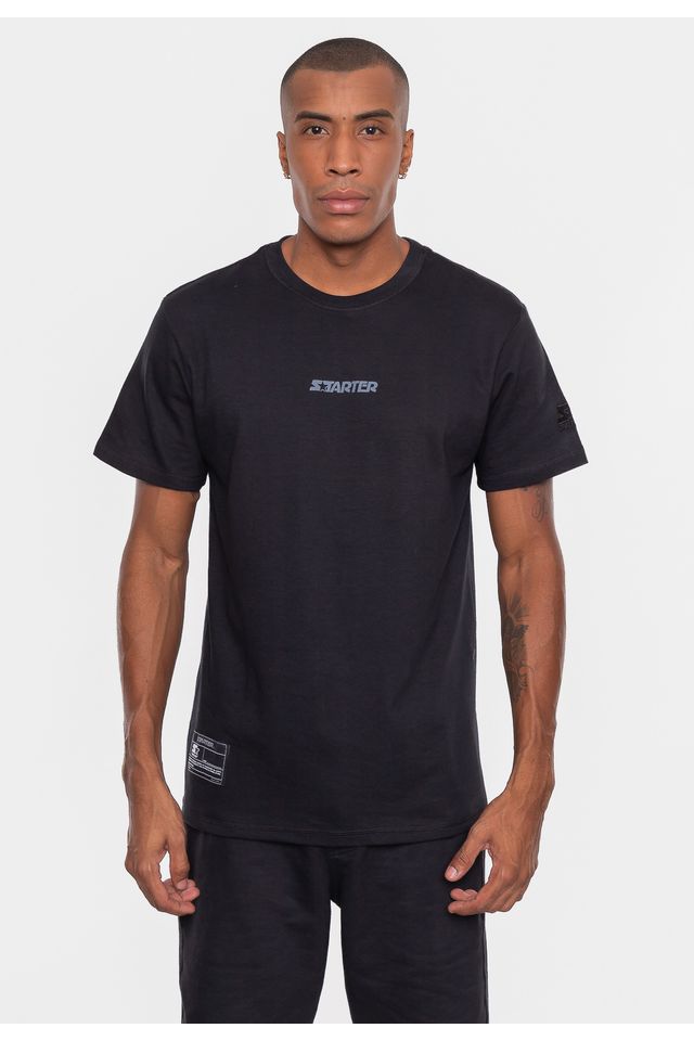 Camiseta-Starter-Estampada-Preta Camiseta-Starter-Estampada-Preta