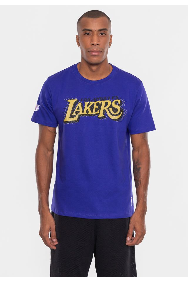 Camiseta-NBA-Sneakers-Los-Angeles-Lakers-Roxa-Vanguarda