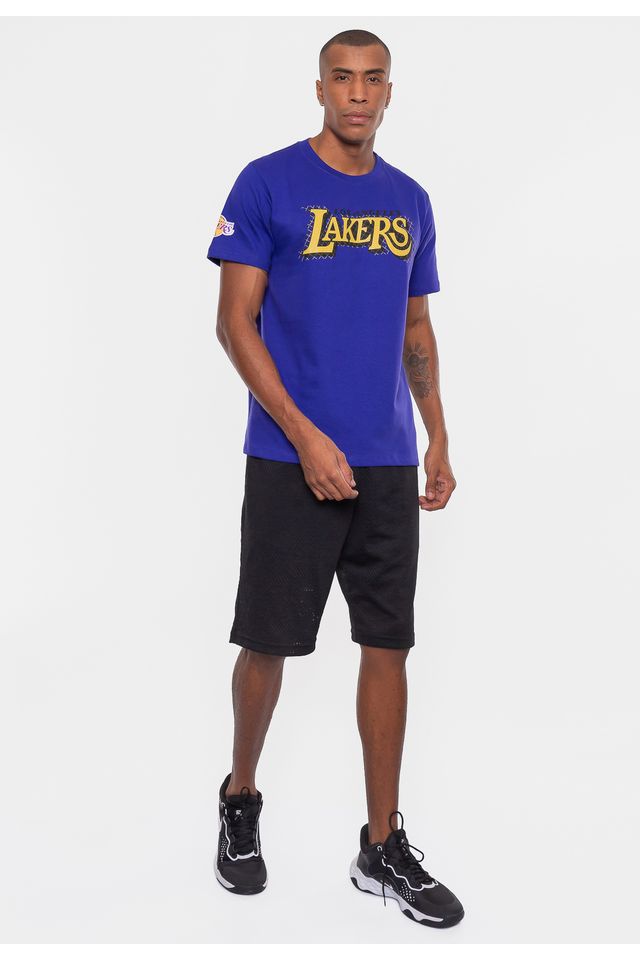 Camiseta-NBA-Sneakers-Los-Angeles-Lakers-Roxa-Vanguarda