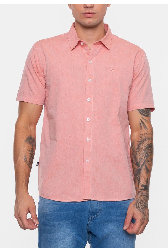 Camisa-HD-Linho-Color-Vermelha-Mescla