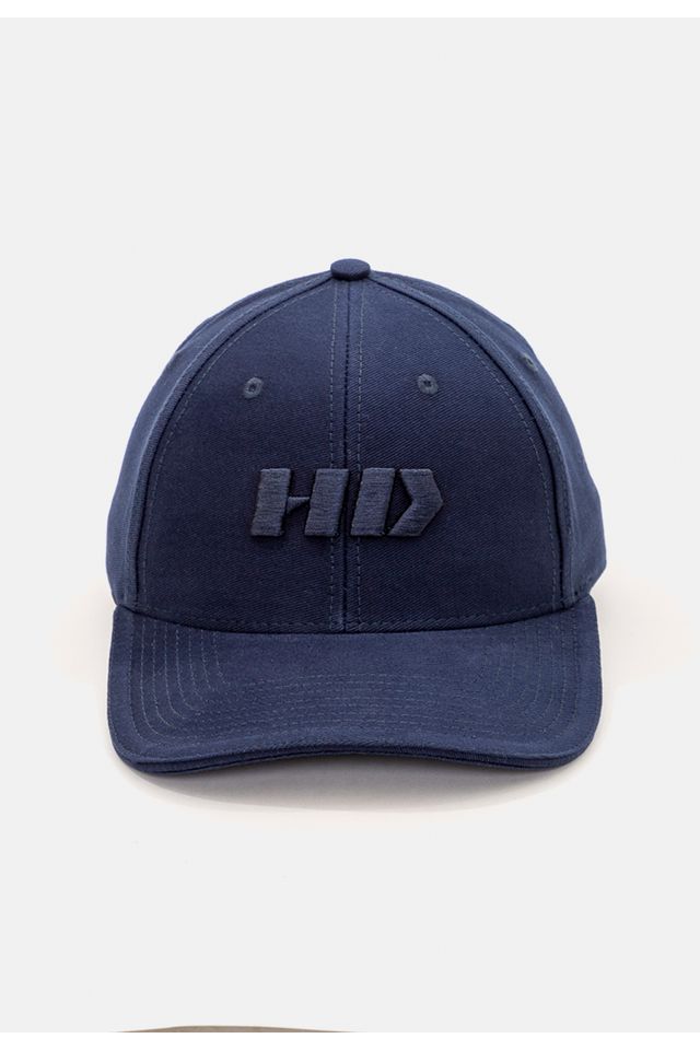 Bone-HD-Snapback-Aba-Curva-Azul-Marinho