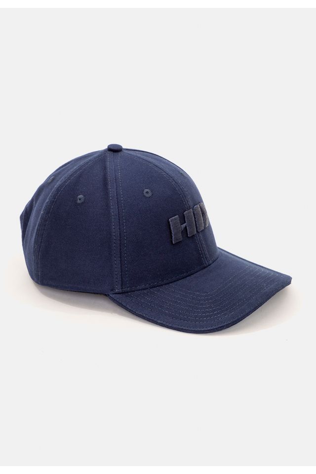 Bone-HD-Snapback-Aba-Curva-Azul-Marinho