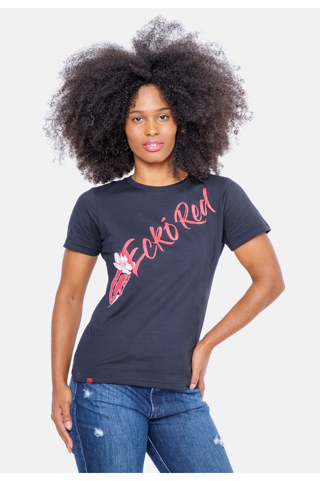 Camiseta-Ecko-Feminina-Rado-Preta