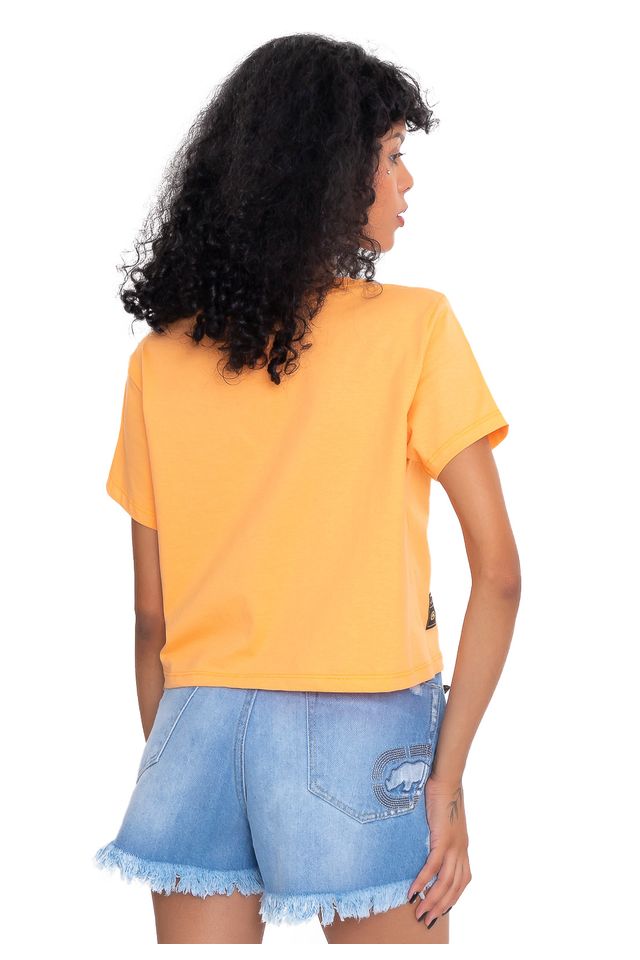 Camiseta-Ecko-Feminina-Where-Laranja