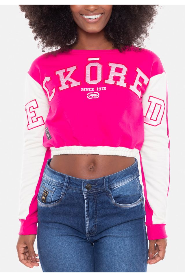 Moletom-Ecko-Feminino-Gola-Careca-Cropped-Rosa