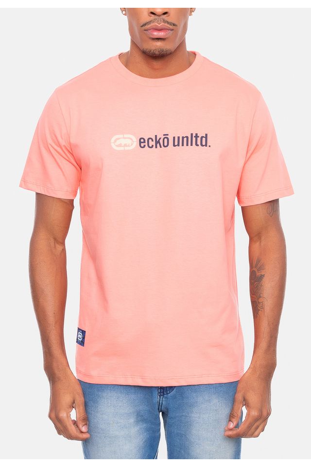 Camiseta-Ecko-Estampada-Salmao