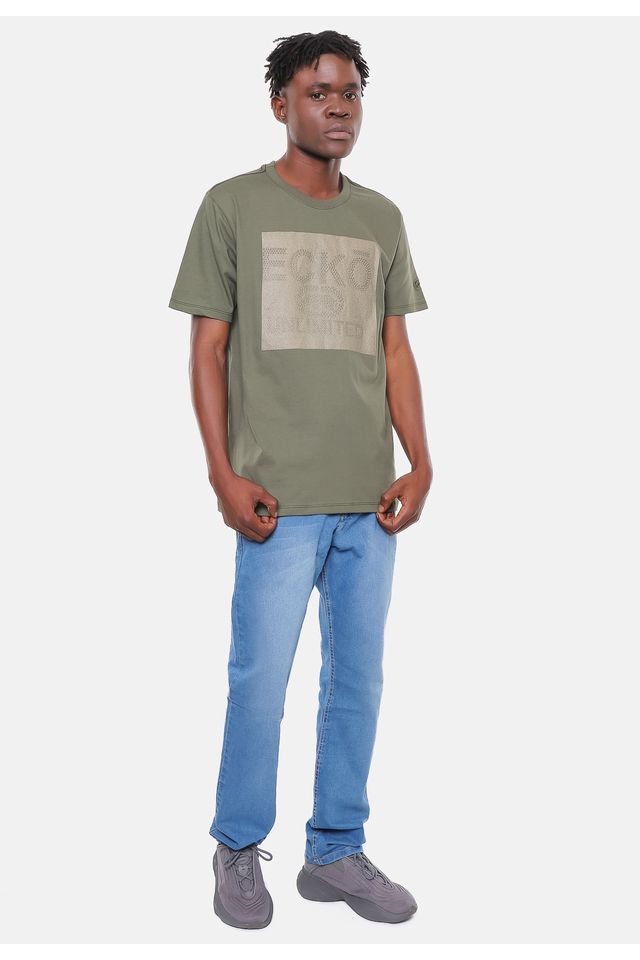 Camiseta-Ecko-Estampada-Verde-Militar