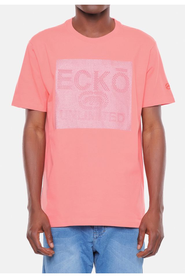 Camiseta-Ecko-Estampada-Rosa