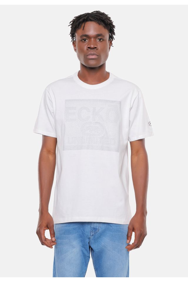 Camiseta-Ecko-Estampada-Branca-Off