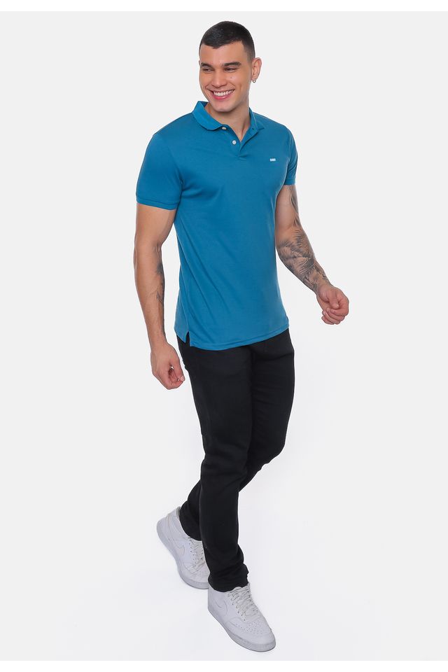 Camisa-Polo-HD-Sleeve-Azul-Petroleo