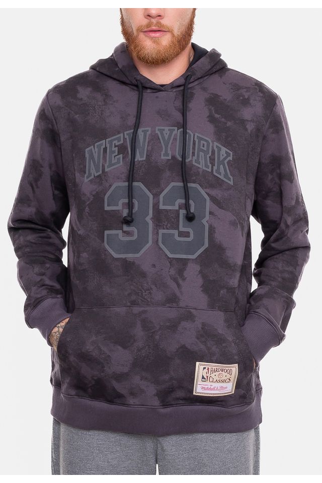 Moletom-Mitchell---Ness-Name-And-Number-Patrick-Ewing-Preto