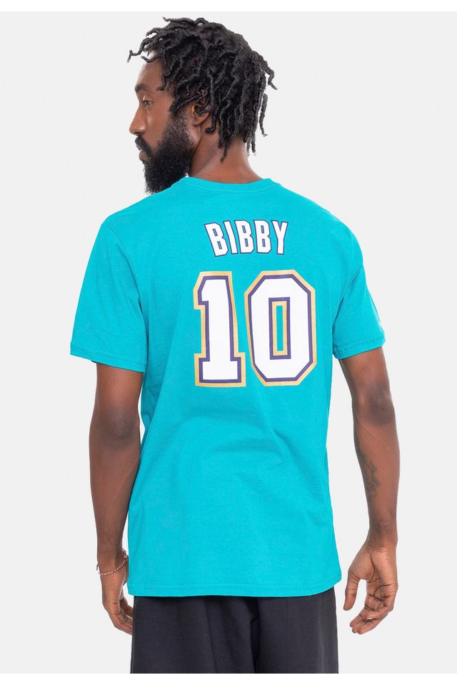 Camiseta-Mitchell---Ness-Name-And-Number-Mike-Bibby-Vancouver-Grizzlies-Verde