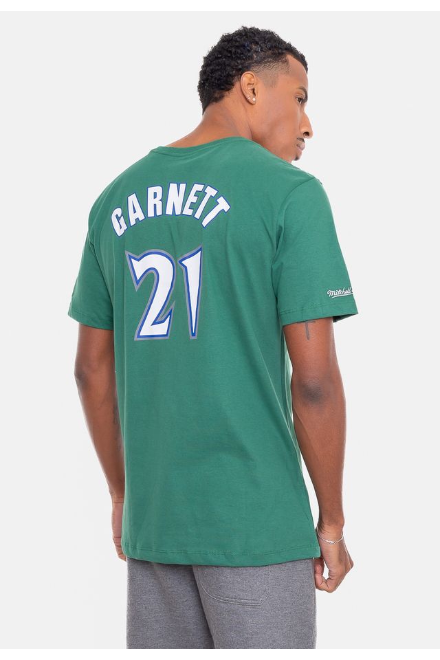 Camiseta-Mitchell---Ness-Especial-Minnesota-Timberwolves-Verde