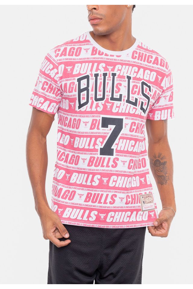 Camiseta-Mitchell---Ness-Especial-Chicago-Bulls-Branca