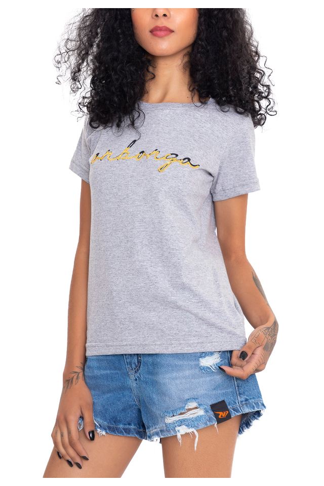 Camiseta-Onbongo-Feminina-Lau-Cinza-Mescla