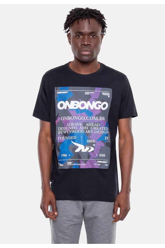 Camiseta-Onbongo-Camo-Preta