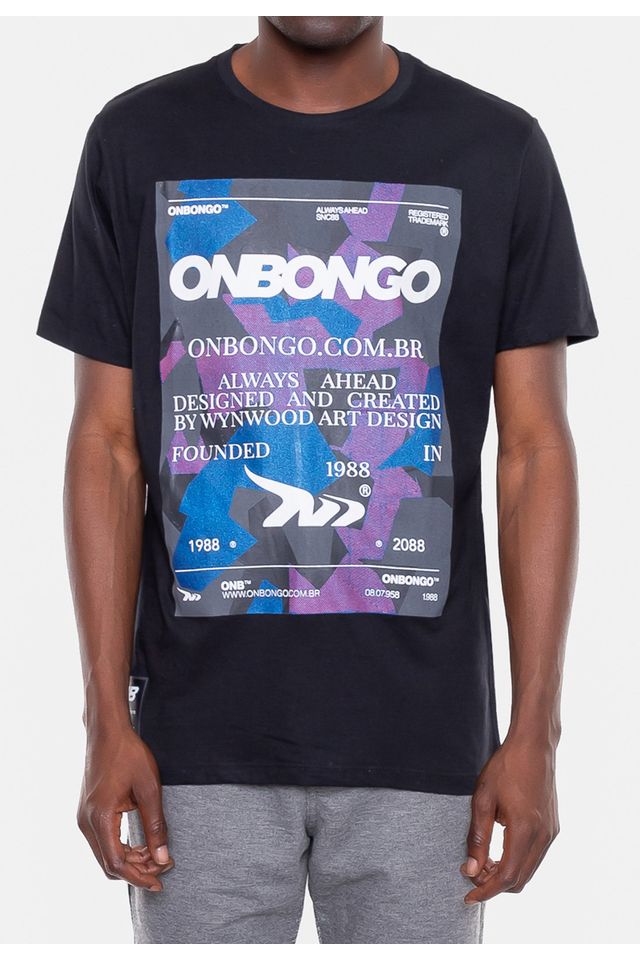 Camiseta-Onbongo-Camo-Preta
