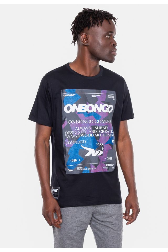 Camiseta-Onbongo-Camo-Preta