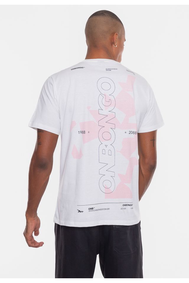 Camiseta-Onbongo-Camo-Branca