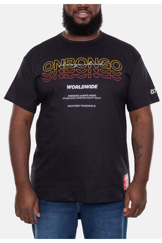 Camiseta-Onbongo-Plus-Size-Estampada-Replay-Preta