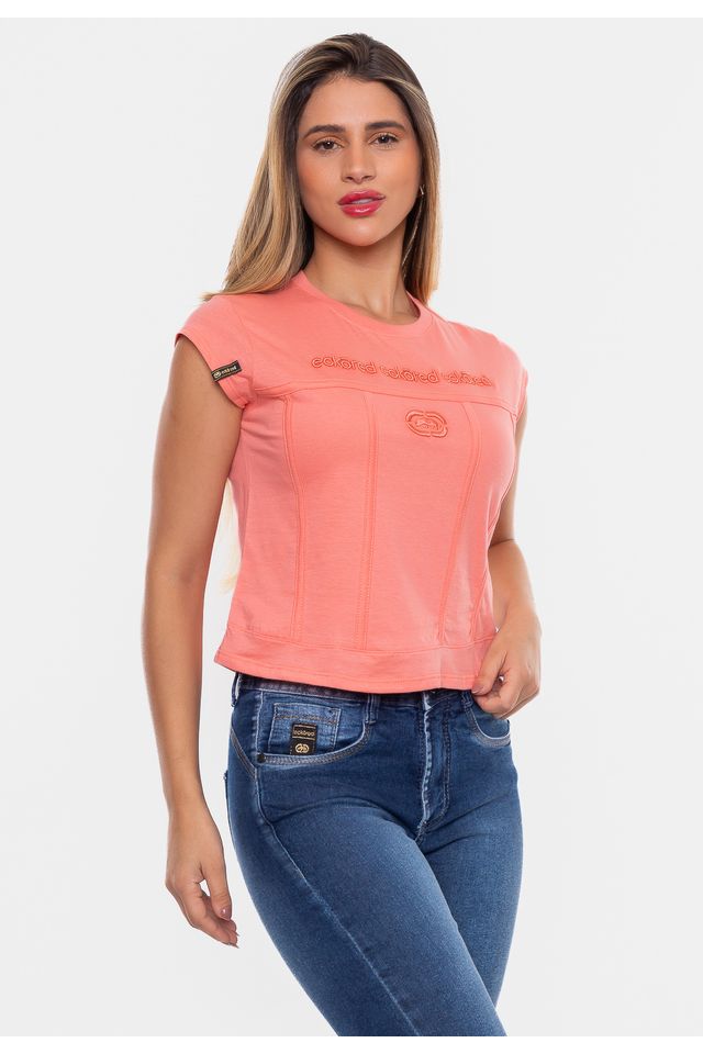 Camiseta-Ecko-Feminina-Estampada-Coral