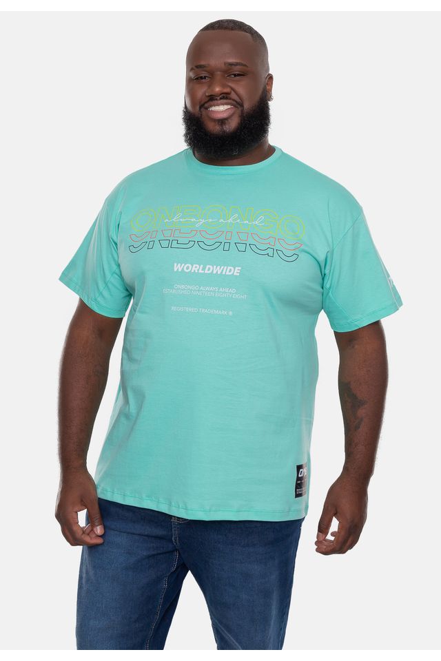 Camiseta-Onbongo-Plus-Size-Estampada-Replay-Verde-Dubai