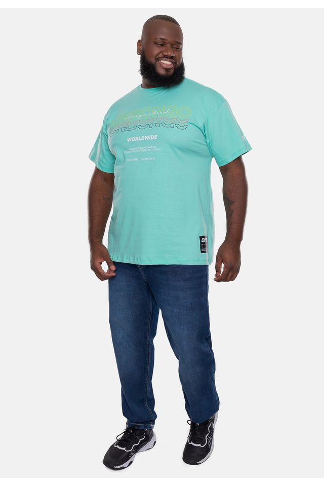 Camiseta-Onbongo-Plus-Size-Estampada-Replay-Verde-Dubai