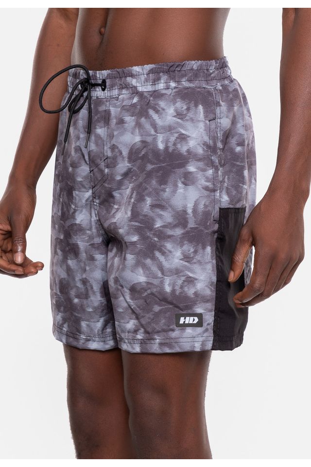 Shorts-HD-Camo-Preto-Camuflado