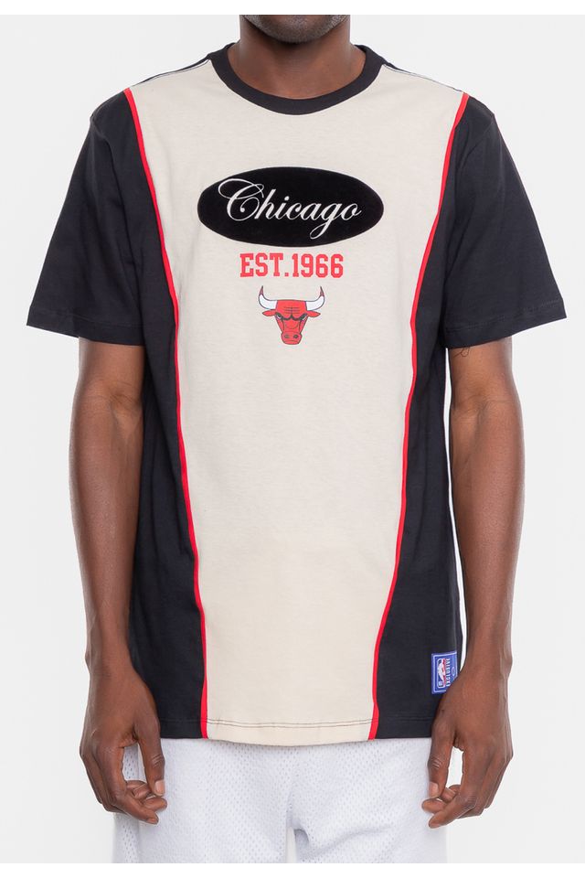 Camiseta-NBA-Eightie-Team-Chicago-Bulls-Preta