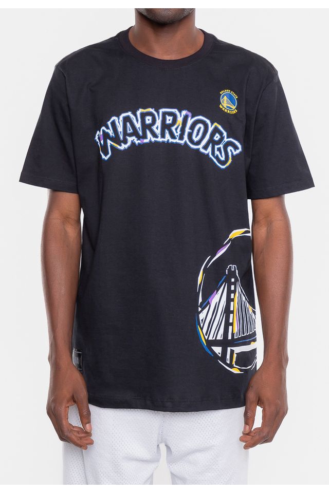 Camiseta-NBA-Colors-Golden-State-Warriors-Preta