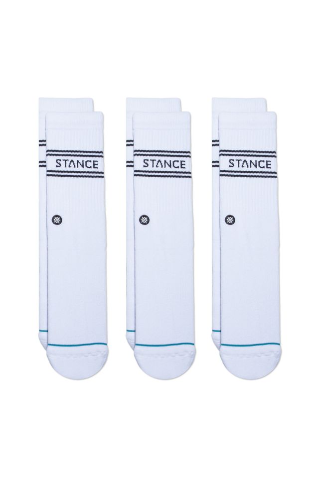 Meia-Stance-Basic-3-Pack-Branca