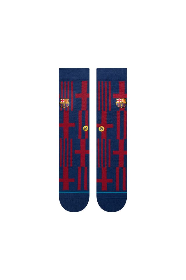 Meia-Stance-FCB-Banner-Barcelona-Marinho