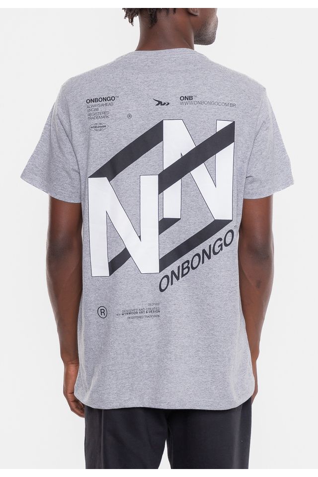 Camiseta-Onbongo-Dimention-Cinza-Mescla
