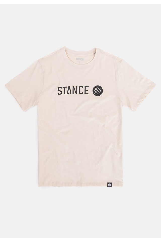 Camiseta-Stance-Estampa-Logo-Bege