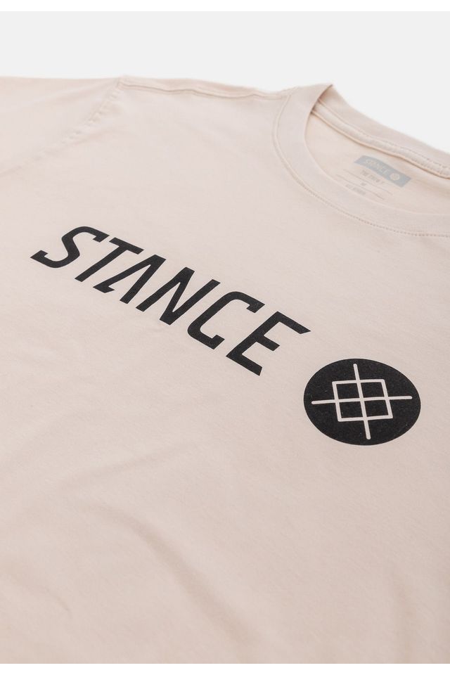 Camiseta-Stance-Estampa-Logo-Bege