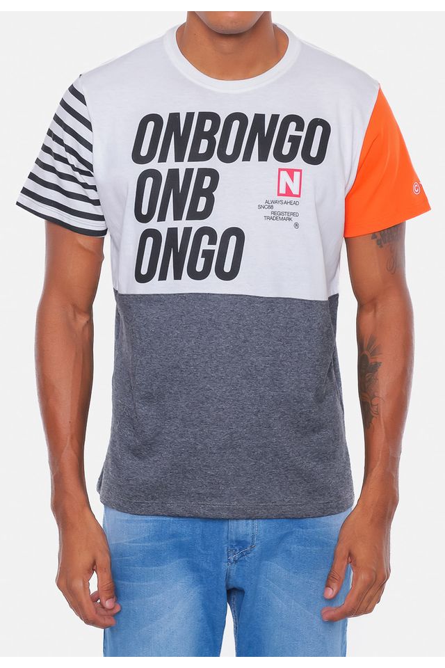 Camiseta-Onbongo-Ports-Grafite-Mescla