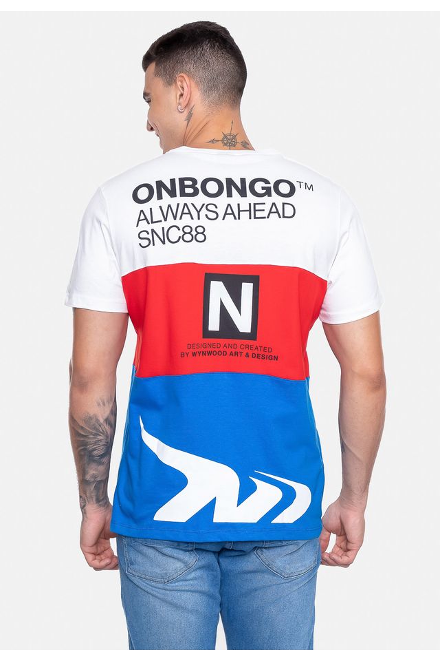 Camiseta-Onbongo-Blocks-Azul-Royal