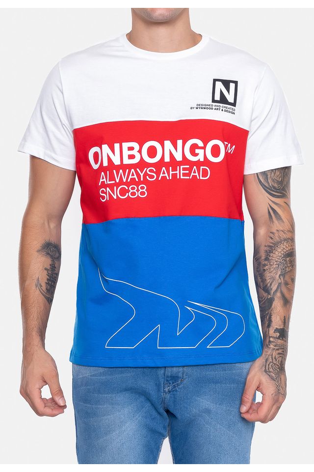 Camiseta-Onbongo-Blocks-Azul-Royal