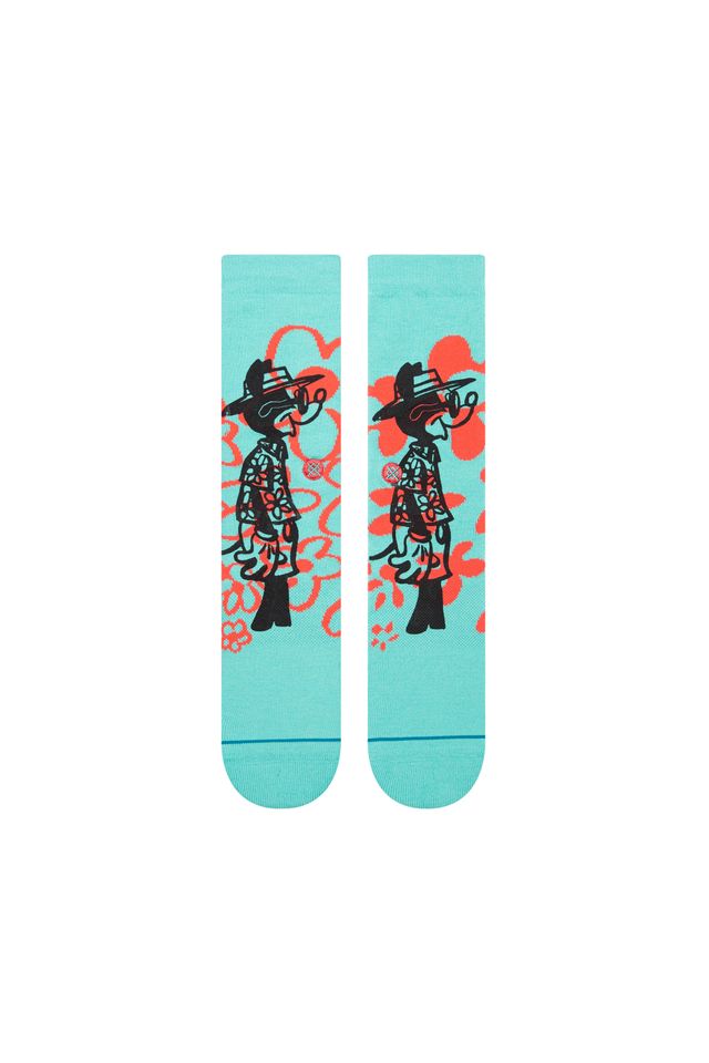 Meia-Stance-Surf-Check-By-Russ-Mickey-Mouse-Azul