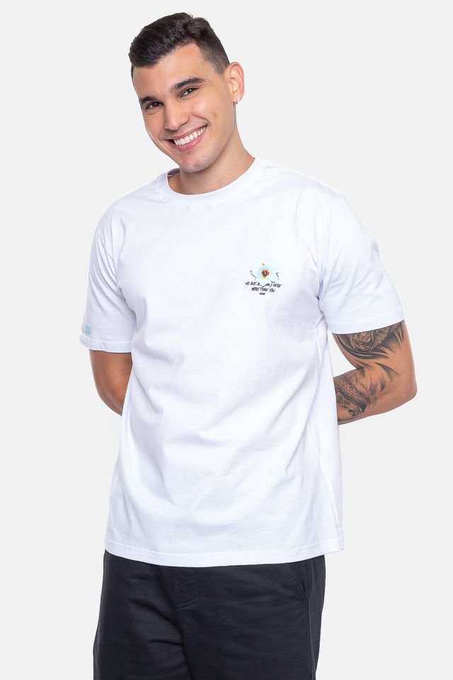 Camiseta-HD-Flower-Power-Branca