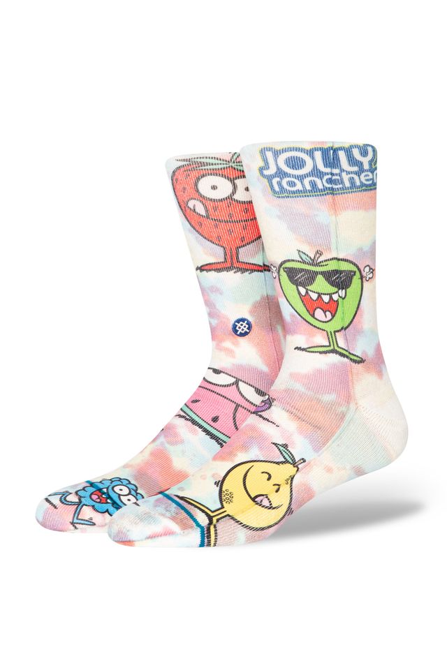 Meia-Stance-Collab-Jolly-Rancher-Multicolorida