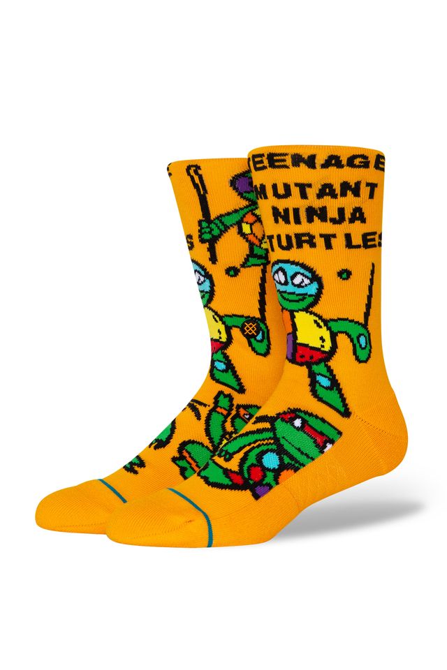 Meia-Stance-Collab-Teenage-Mutant-Ninja-Turtles-Amarela