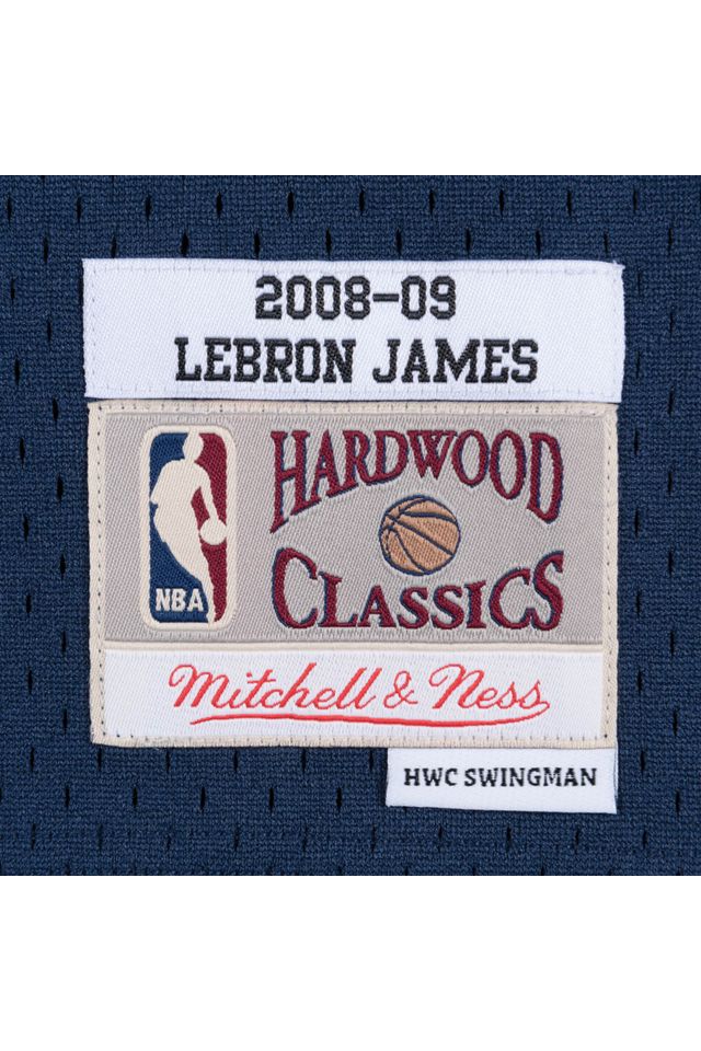 Regata-Mitchell---Ness-NBA-Swingman-Jersey-Cleveland-Cavaliers-Alternate-2008-09-Lebron-James-Azul