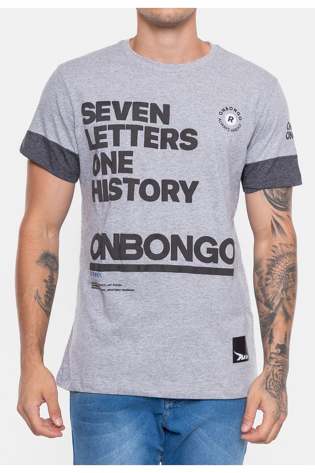 Camiseta-Onbongo-Seven-Cinza-Mescla