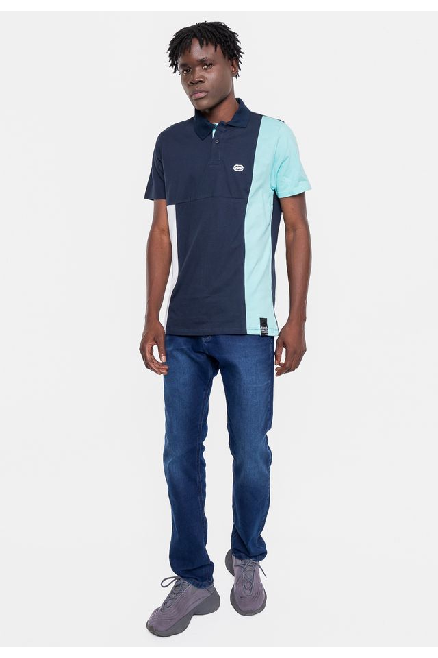 Camisa-Polo-Ecko-Especial-Azul-Marinho