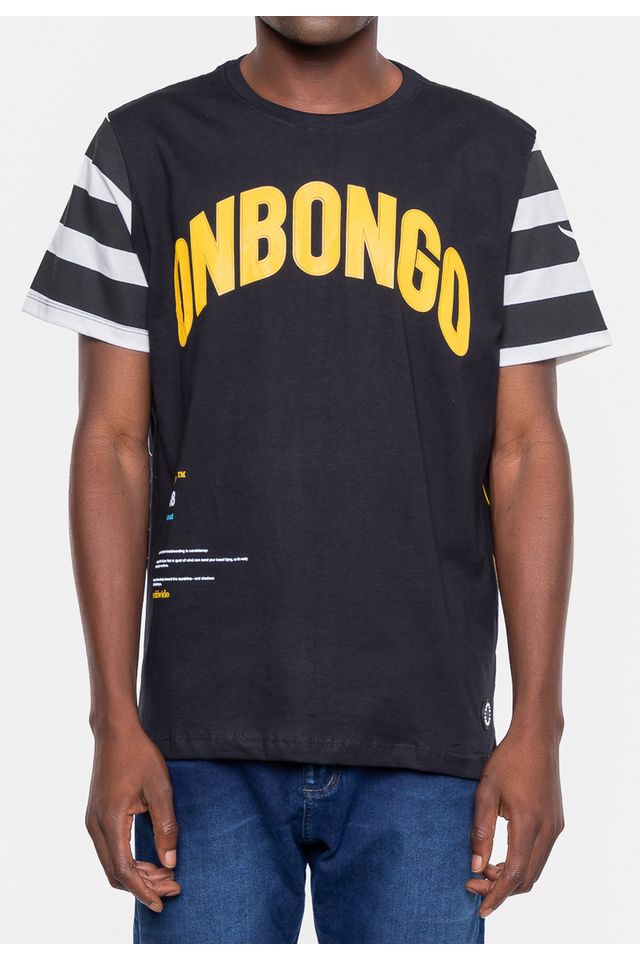Camiseta-Onbongo-Especial-Cluster-Preta