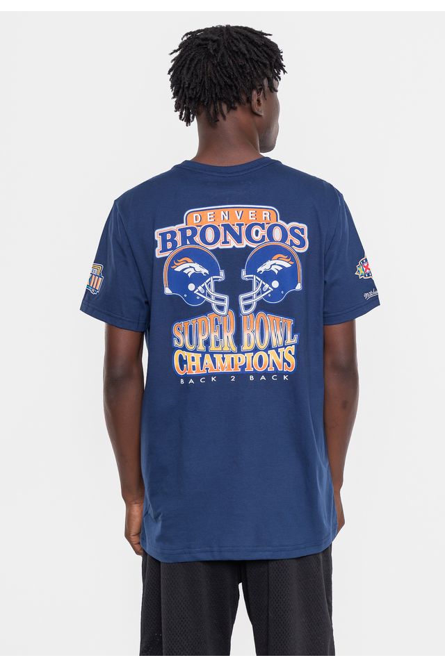 Camiseta-Mitchell---Ness-Masculina-Superbowl-Champ-Denver-Broncos-Azul-Marinho